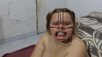 Tombul Genç Köle Bdsm Bağlama Sonrası Yüzüne Boşalıyor