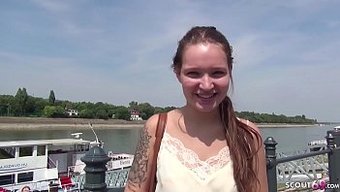 College Teen Mia Gets Face Fucked By Big Cock In Public