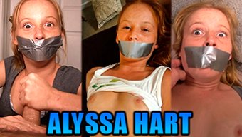 Alyssa Hart'In Küçük Göğüsleri Sıcak Gag Fetiş Videosunda Bantlanıp Ağzı Kapatılıyor