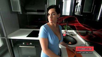 Üvey Annem Ve Ben, Üvey Anne Pornosunda Sertleştik