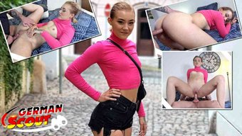 Alman Genç Sandra Zee, Casting Videosunda Sert Sikişiyor