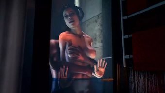 3d Duş Seksinde Büyük Yarak Ve Büyük Amcık